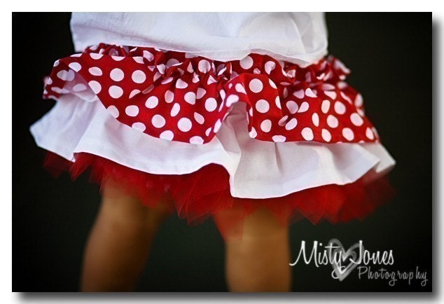 Minnie Dot Ruffle Bottom Bloomers