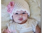Scalloped Flapper Hat