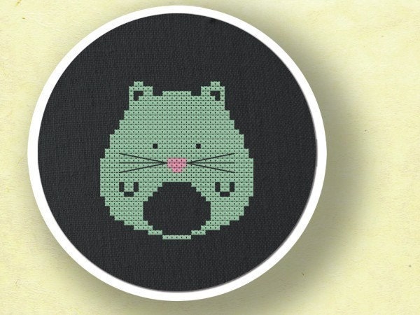 Cute Hammy. Hamster Cross Stitch PDF Pattern