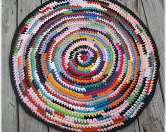 Round Rag Rug 32 inches