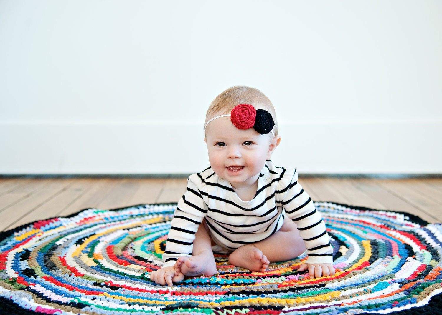 Round Rag Rug 40 inches