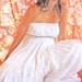 La Gitana Bohemian wedding maxi dress gypsy goddess ethnic hippie natural fiber