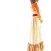 Maria Folk Nature Lover embroidered Maxi ruffled party dress birds and flowers