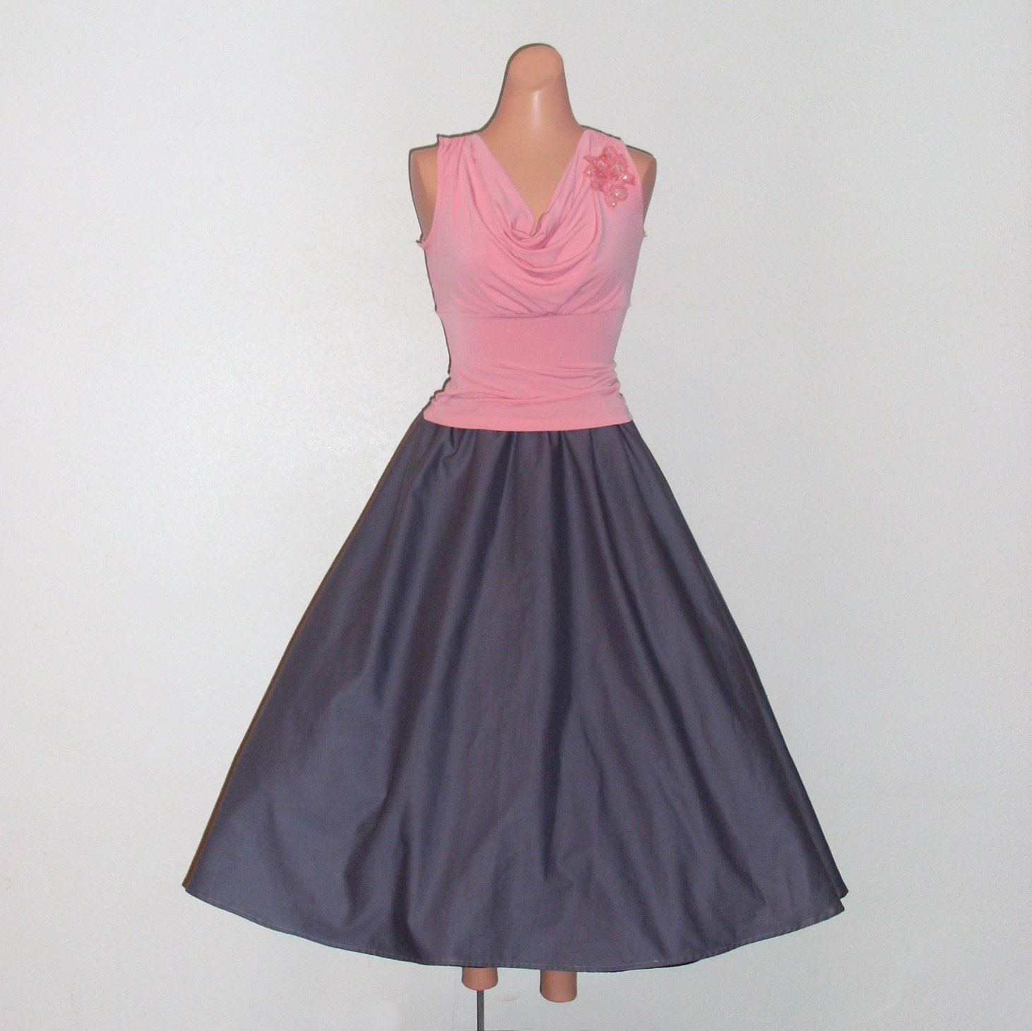 1950s 50s Full Circle Skirt Made to Size