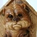 Vintage Bulldog Doghouse Planter