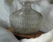 Wire pomegranate pattern wire crochet tutorial wire work instructions DIY wire sculpture yoola ebook