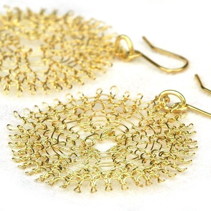 Wire crochet flower PDF pattern tutorial YoolaFlower handmade how to crochet earrings pattern crochet ebook