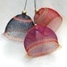 Wire weaved Lampshade in warm colors