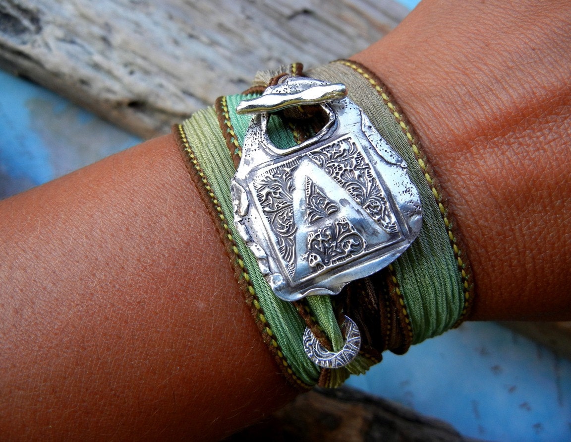 Friendship Jewelry, Best Friend Bracelet, Friendship Bracelet, Monogram Bracelet, Silver Wrap Bracelet ANY Letter, Best Friend Jewelry Gift