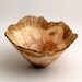 Natural Edge Birdseye Maple Burl Bowl