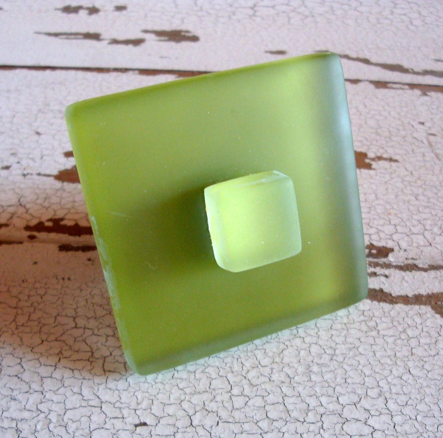 Cabinet Knobs Beach Decor Glass Drawer Pulls Two