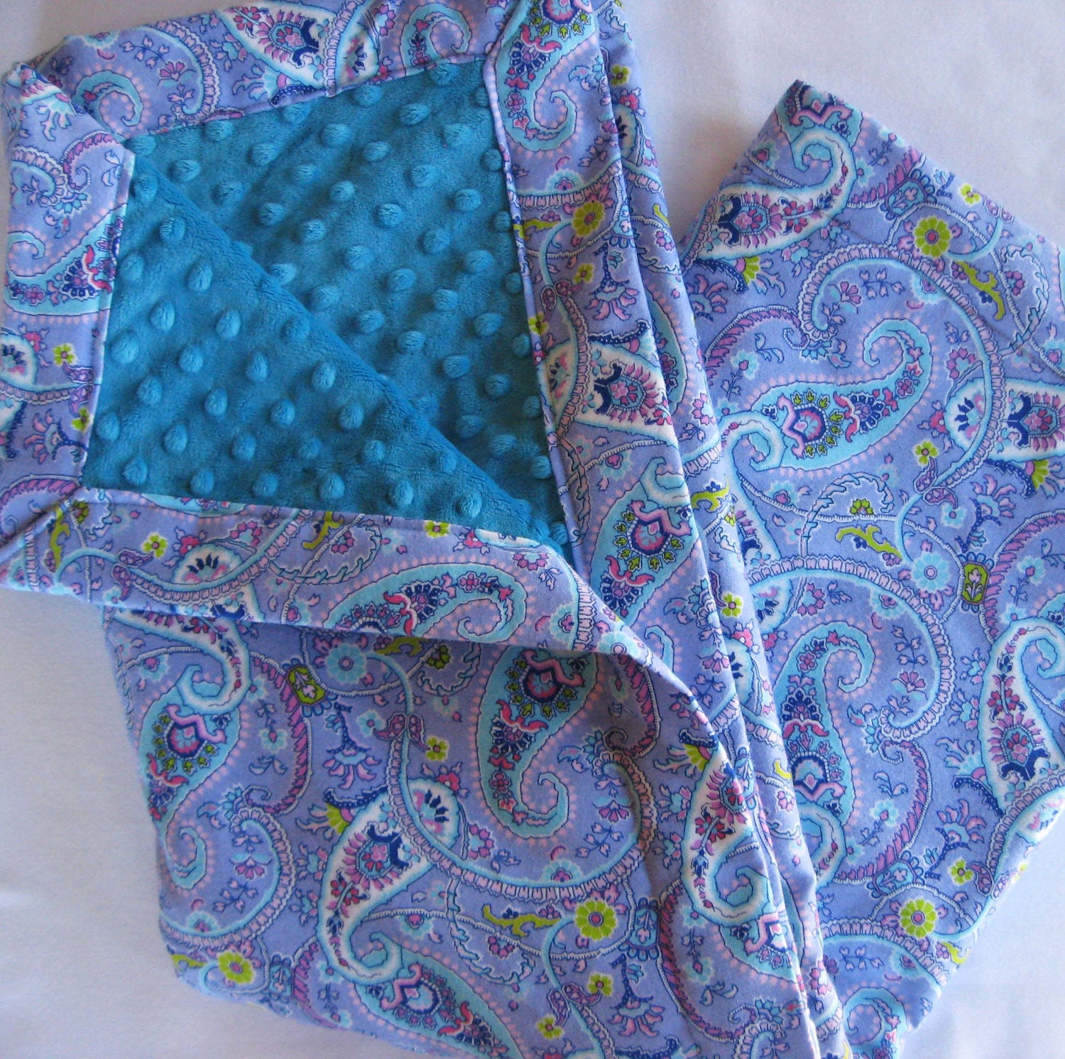 Royal Paisley Baby to Toddler Blanket