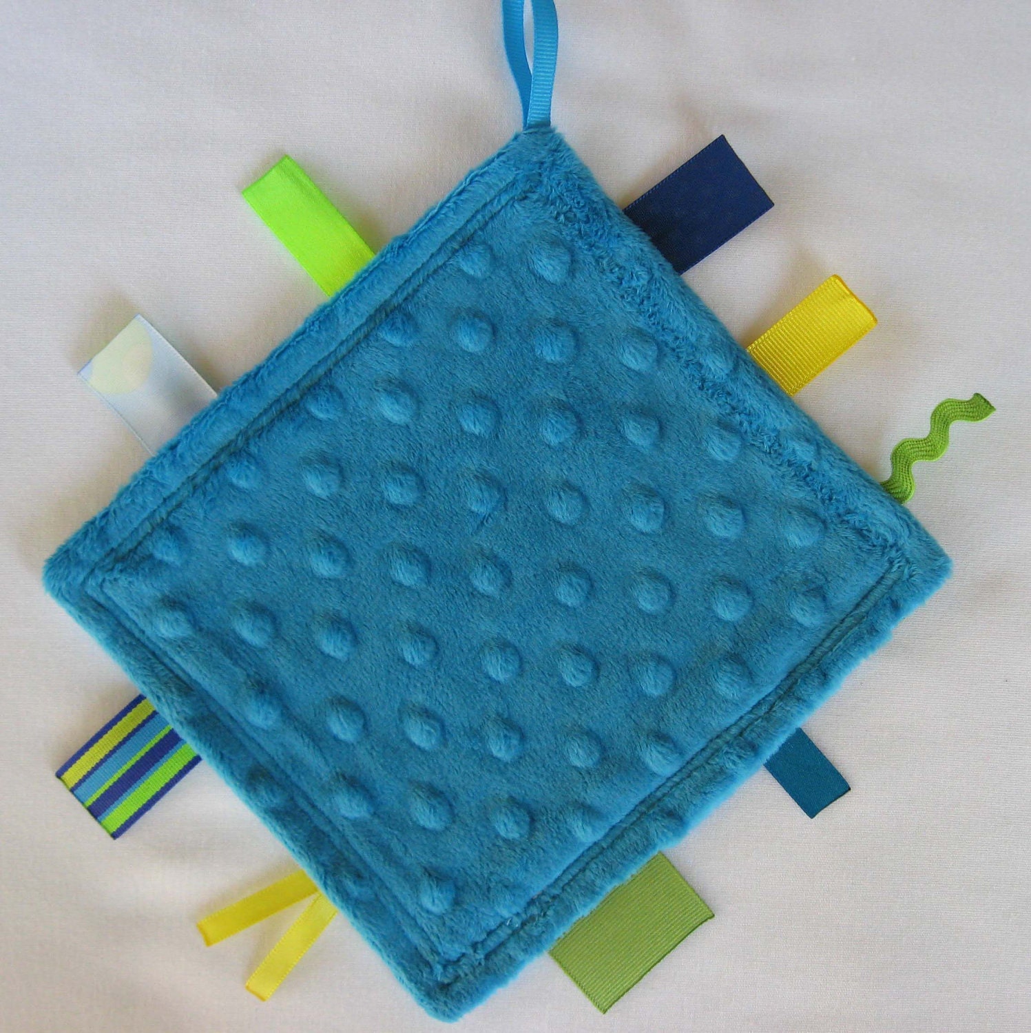 Blue Hoot Owls Mini Touch and Feel Sensory Toy