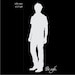 Edward Cullen Life Size Twilight Silhouette Vinyl Wall Decal