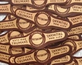 vintage labels -  truman's nutbrown ale labels - collage ephemera - 10