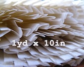vintage pleated paper - 1 yard by 10 inch - ephemera