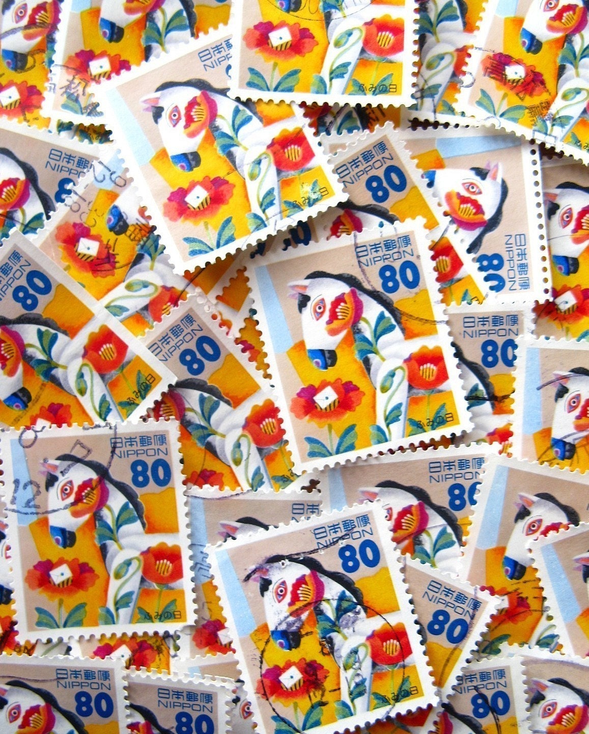 Japanese postage - dala horse