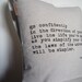 Inspirational Industrial Chic BEAUTY OF SIMPLICITY Modern Throw Pillow Cover- Made to Order