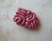 Exposed brain zombie hair clip