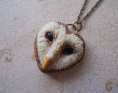 Barn owl Pendant