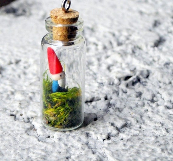 Bottled Gnome necklace