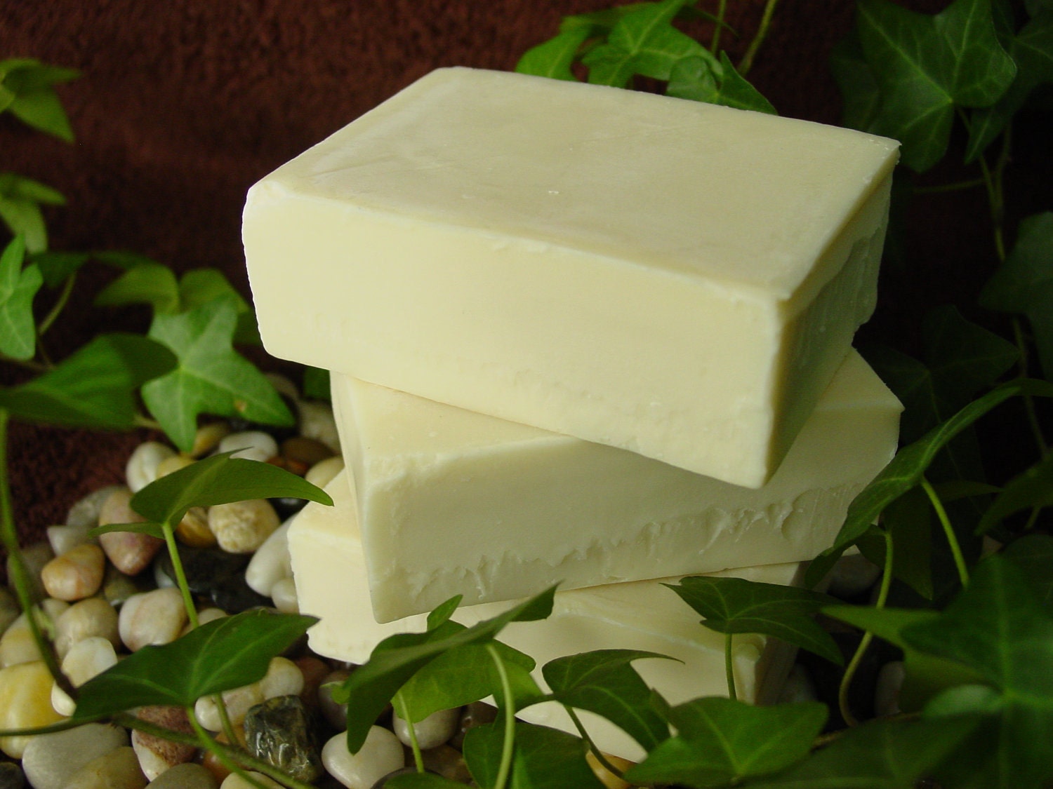 Castile Soap - Vegan, Unscented Pure Olive Oil Soap, 5 to 6 ounce bar bar