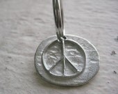 Peace Sign Keychain