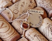 My Therapy Necklace--Wine and Chocolate