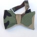 camouflage bow tie