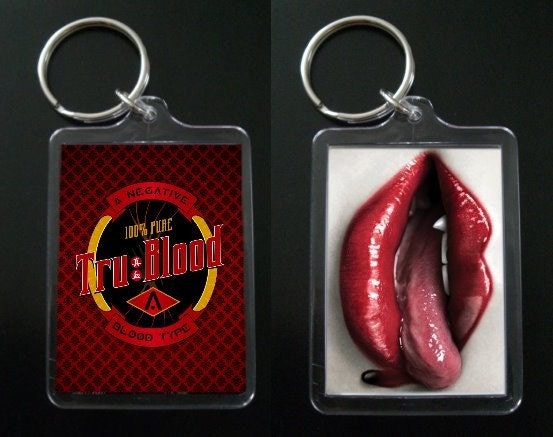 TRUE BLOOD keychain keyring Sookie Stackhouse 3