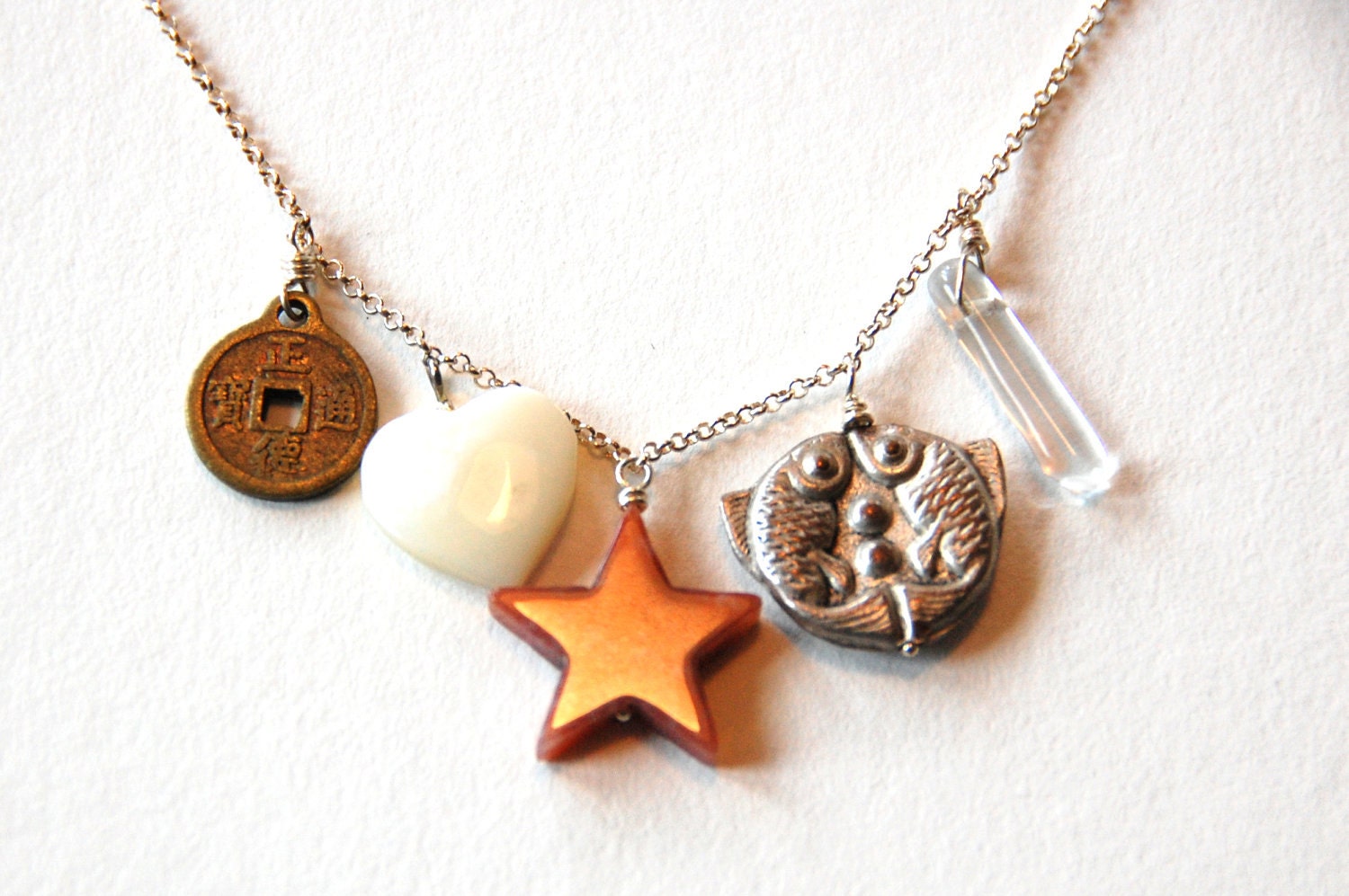 Lucky Charm Necklace - Sterling Silver - One of a Kind