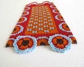 Kanga no. 2: Red and Orange