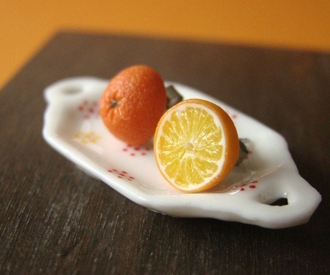 Juicy Orange Earrings - Fresh Fruit - Healthy Collection