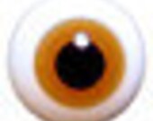 3 mm pair of German Glass Eyes  / Doll Eyes "brown"