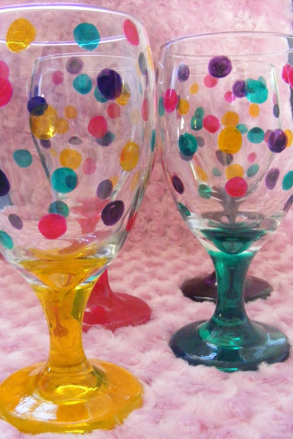 party glasses, set of 4