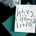 Let the Good Times Roll - navy letterpress card
