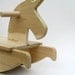 wooden toy rocking unicorn, mod toddler riding toy