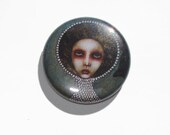 Mother octopus - art pin