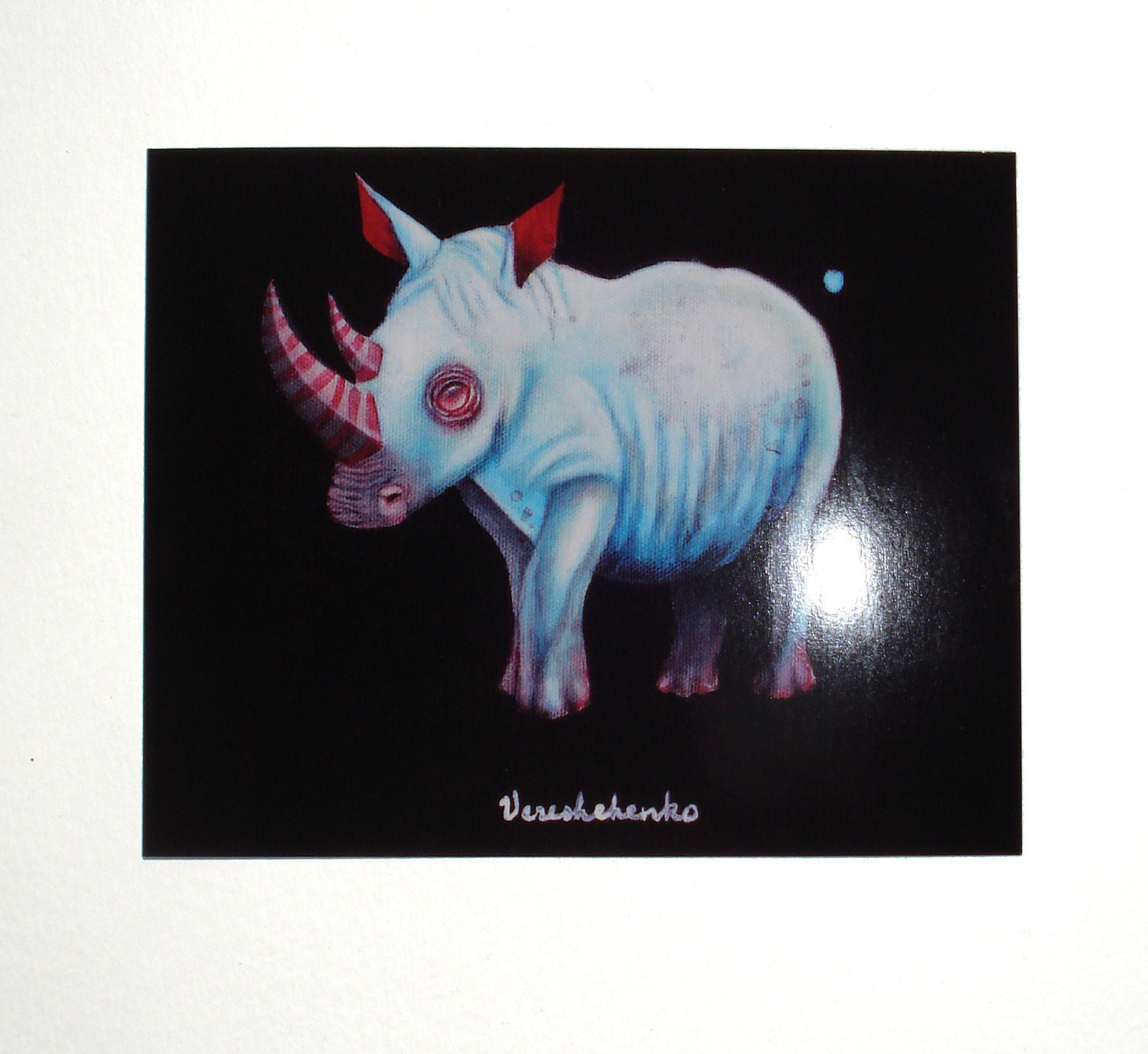 Rhino postcard