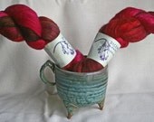 Merino/Silk Spinning Fiber in Miriel Colorway