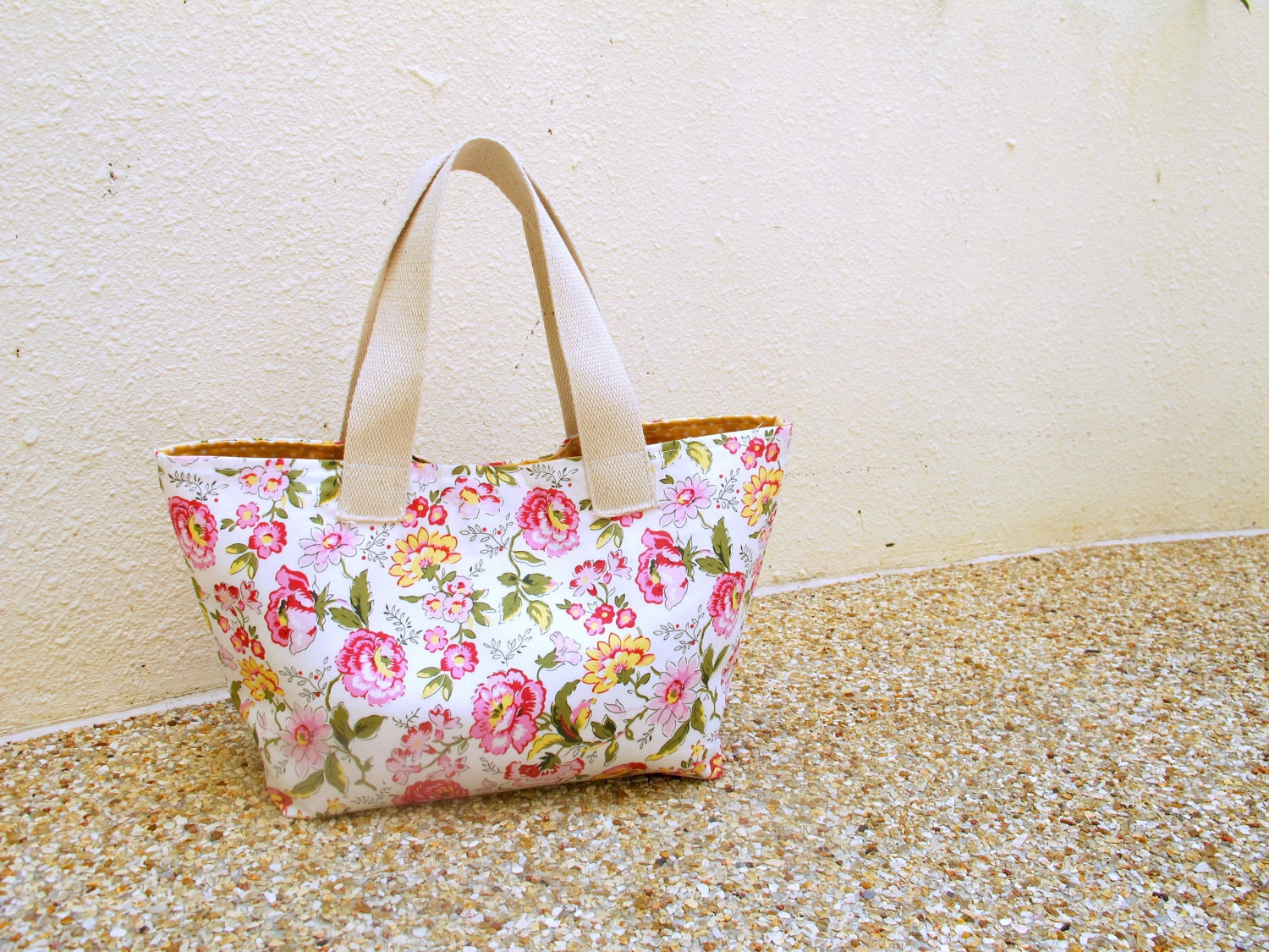 Lunch shopping bag - Summer garden