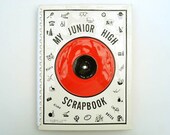 1965 My Junior High Scrapbook with Retro LP Design