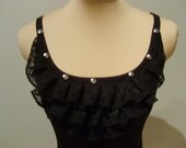 Gothic Top with lace and studs