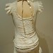 Baroque victorian Ivory mini dress