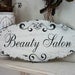 LAUNDRY / TEA Room / BEAUTY Salon Shabby Cottage Vintage Style Signs 14 x 7