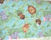 Flannel Jungle Pillowcase