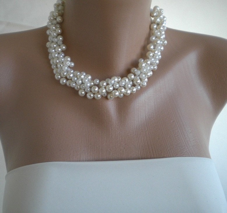 Handmade Weddings Pearl Necklace