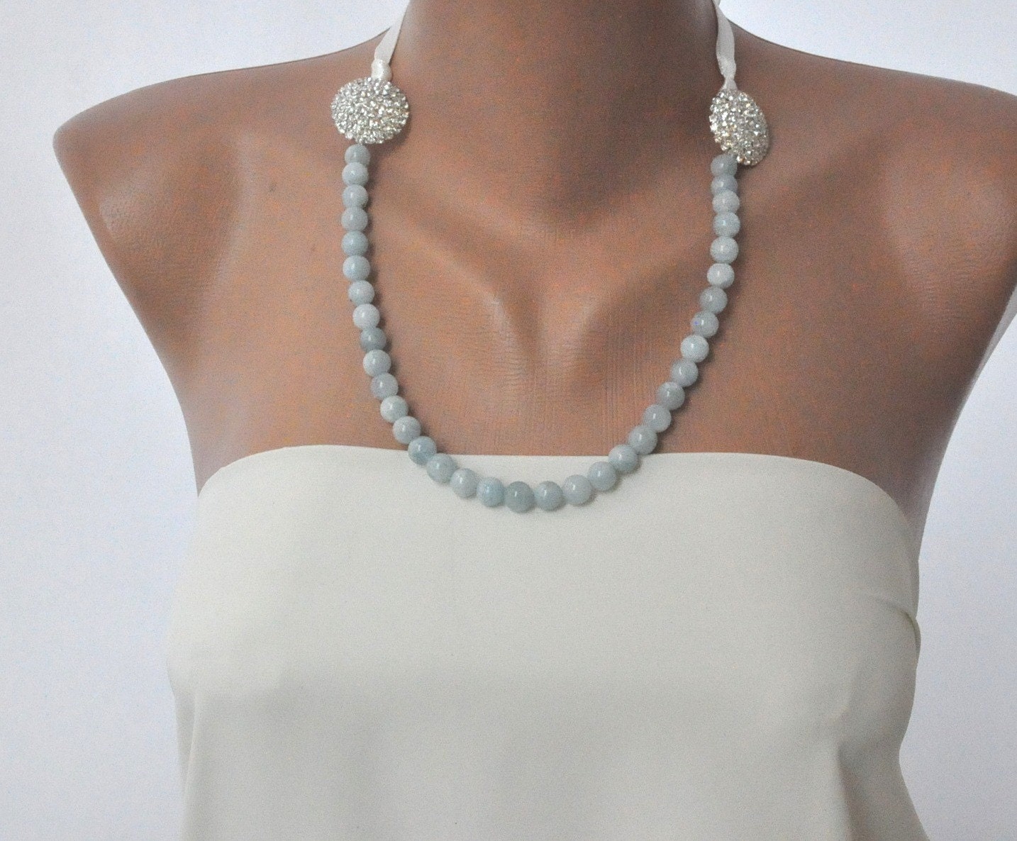 Aquamarine Beach Weddings Necklace