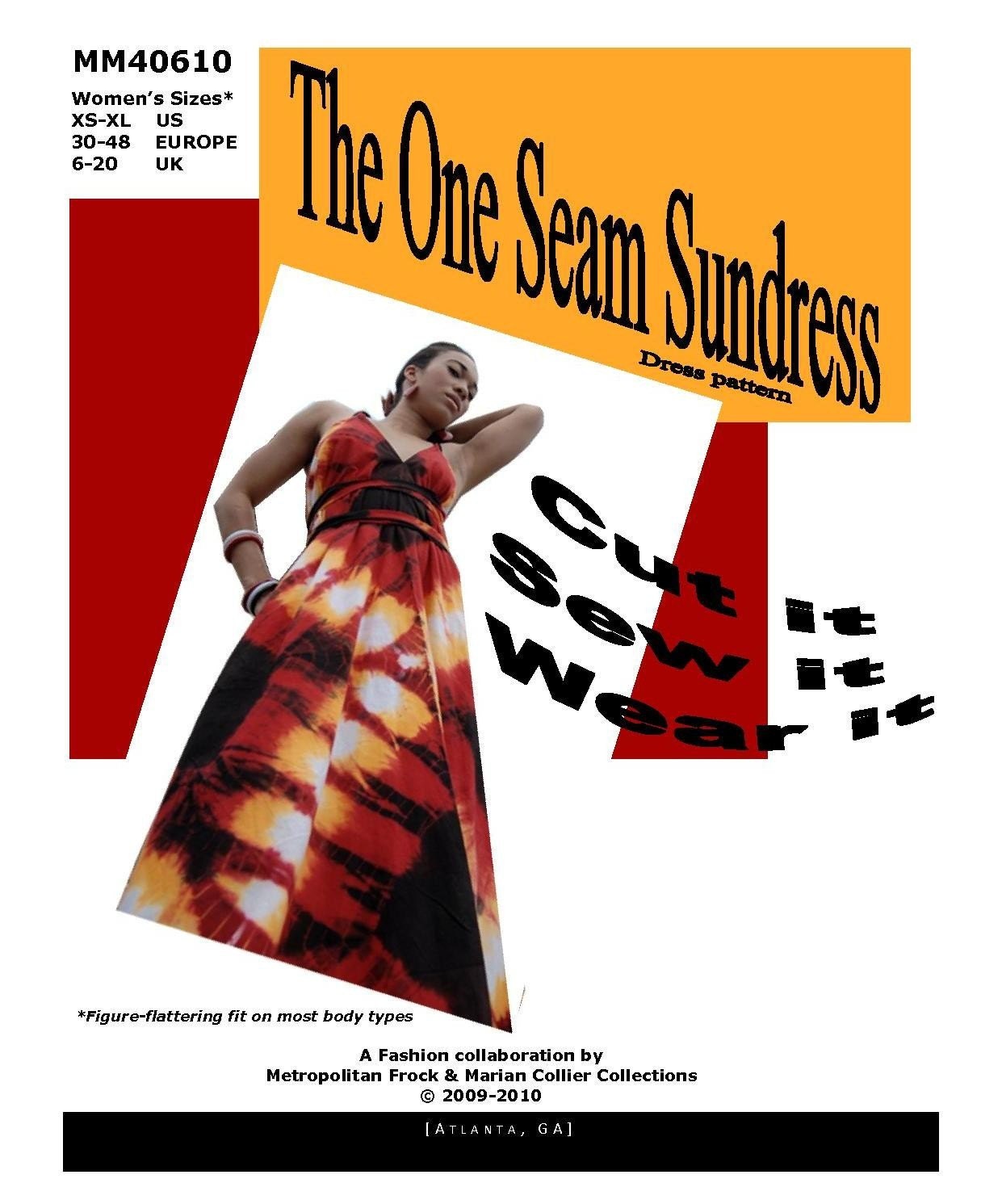 The One Seam Sundress - PDF Pattern