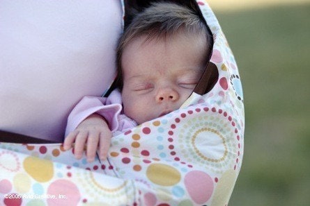 Lucky Baby Dots Sling Reversible with Pocket - Free Shipping